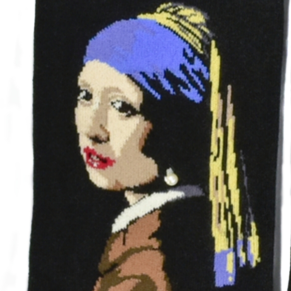 HOTSOX Vermeer's Girl With A Pearl Earring Crew Socks - Picture 6 of 9